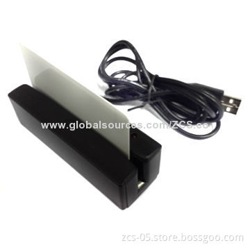 MSR90 Smallest Programmable Magnetic Card Reader, USB/Serial Port Interface, 3 Tracks, 3des/DUKPT